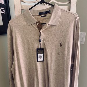Men’s Ralph Lauren polo- long sleeve, NWT
